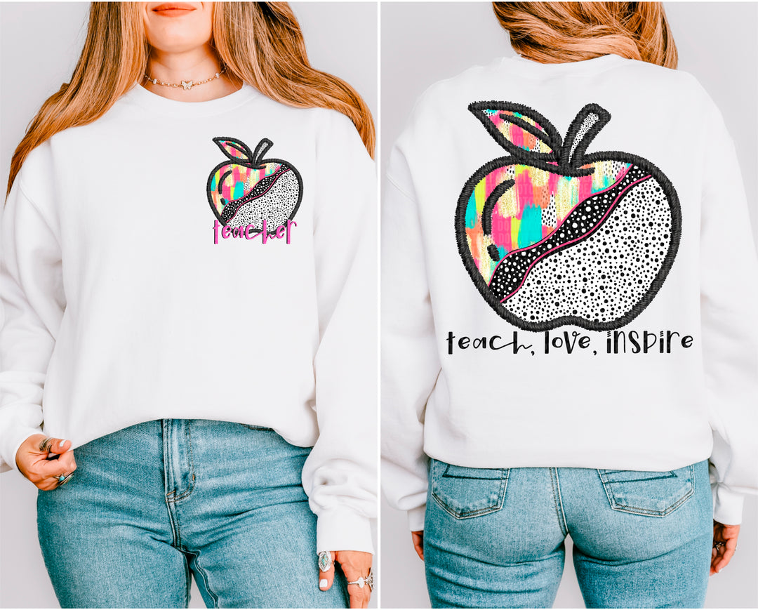 Teach Love Inspire POCKET DTF Print