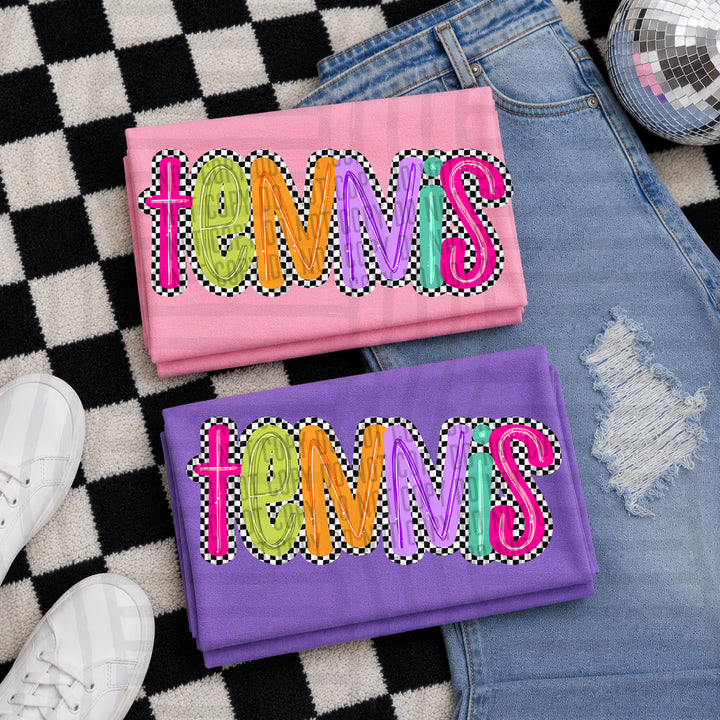 Simply Checkered Sports DTF Print