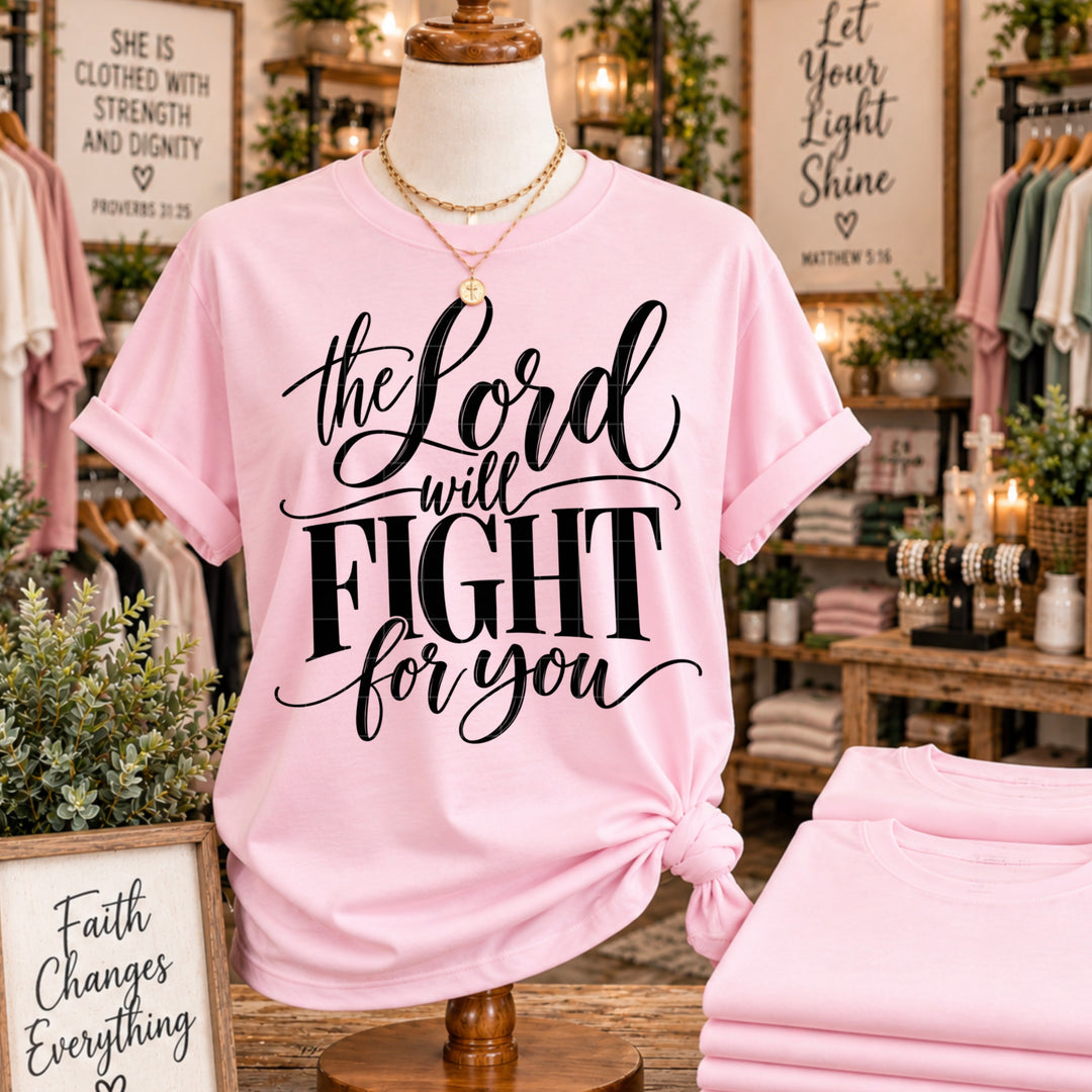 The Lord Will Fight For You DTF Print