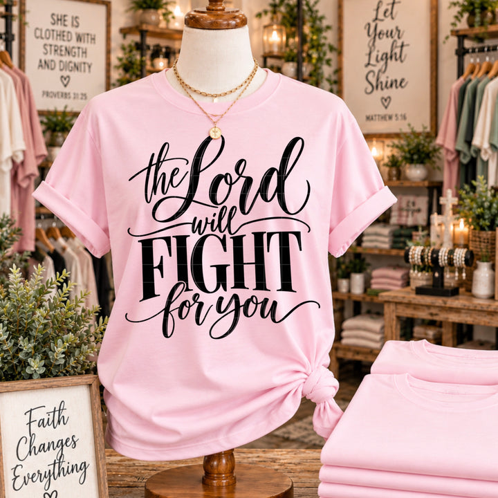 The Lord Will Fight For You DTF Print