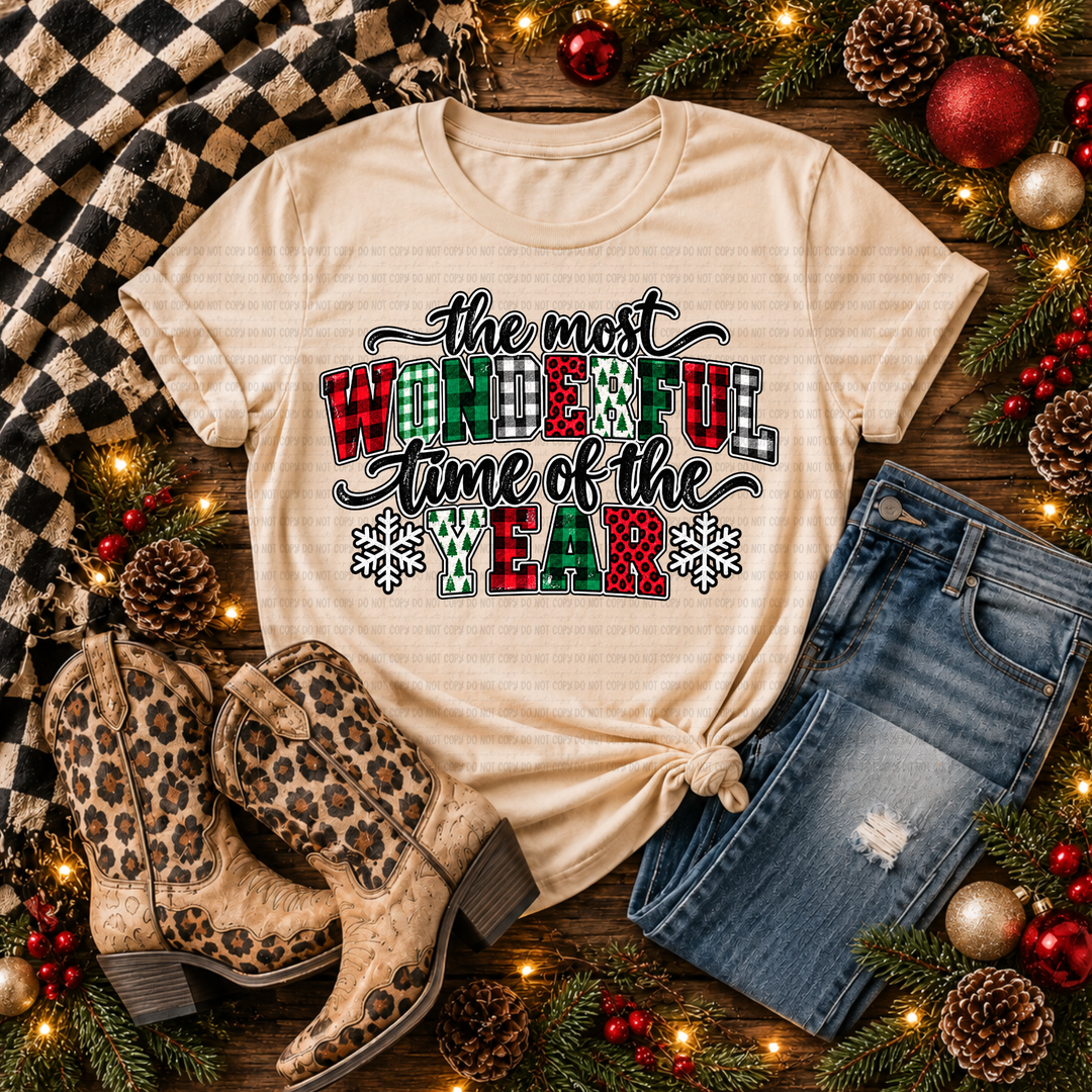 The Most Wonderful Time Of The Year DTF Print