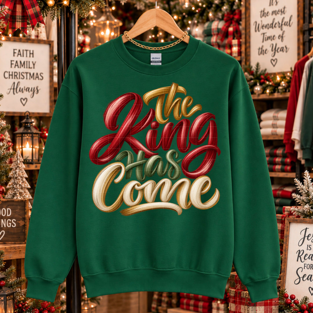 The King Has Come DTF Print