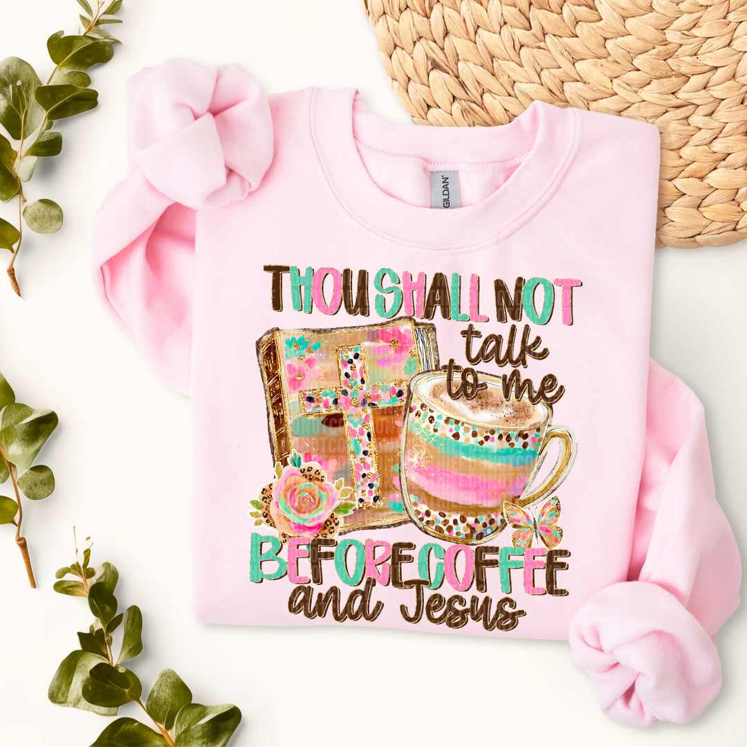 Thou Shall Not Talk DTF Print