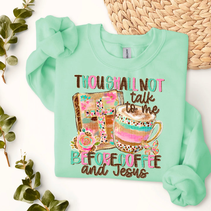 Thou Shall Not Talk DTF Print