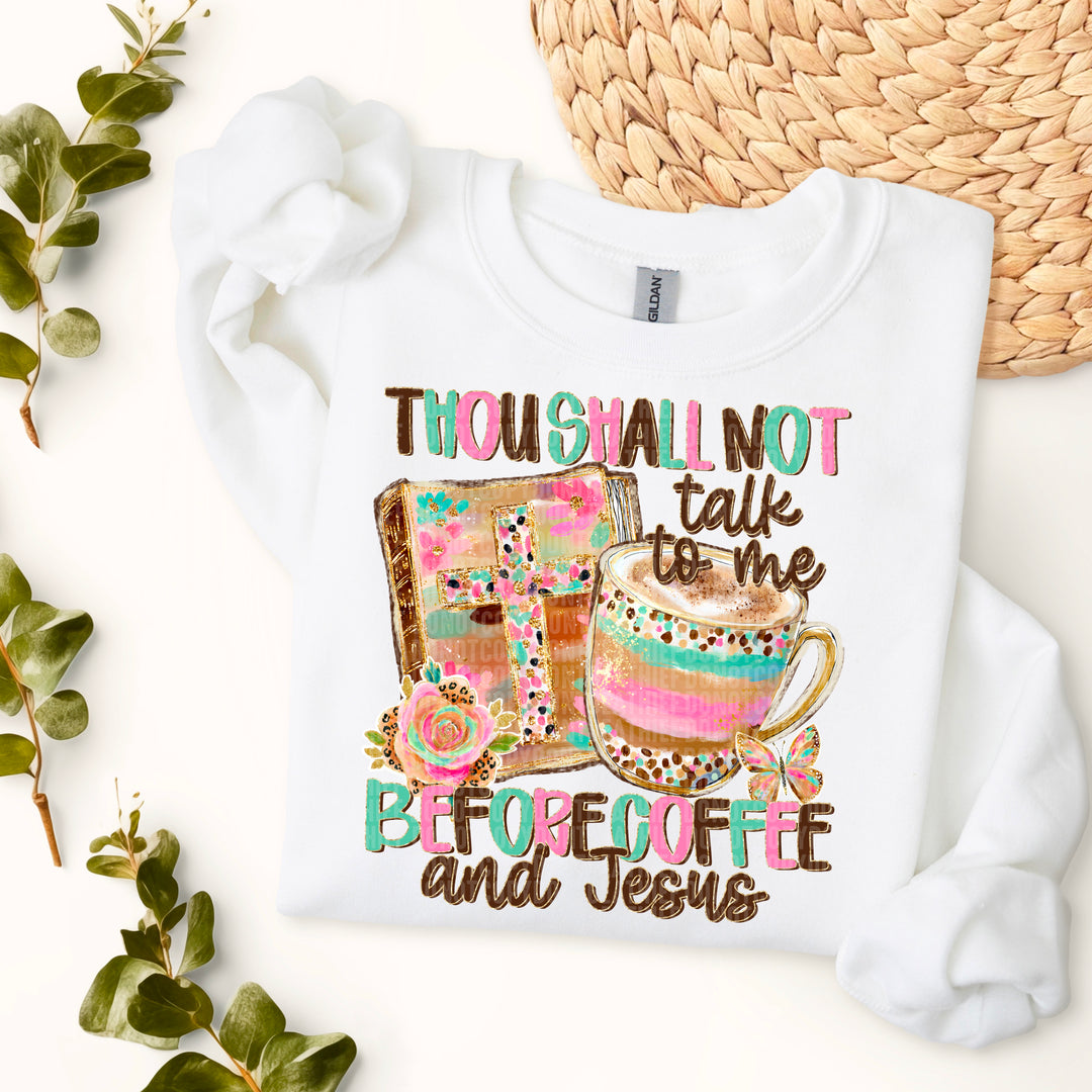 Thou Shall Not Talk DTF Print