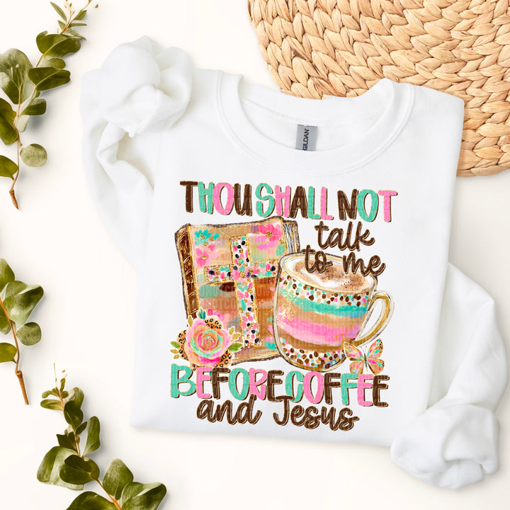 Thou Shall Not Talk DTF Print