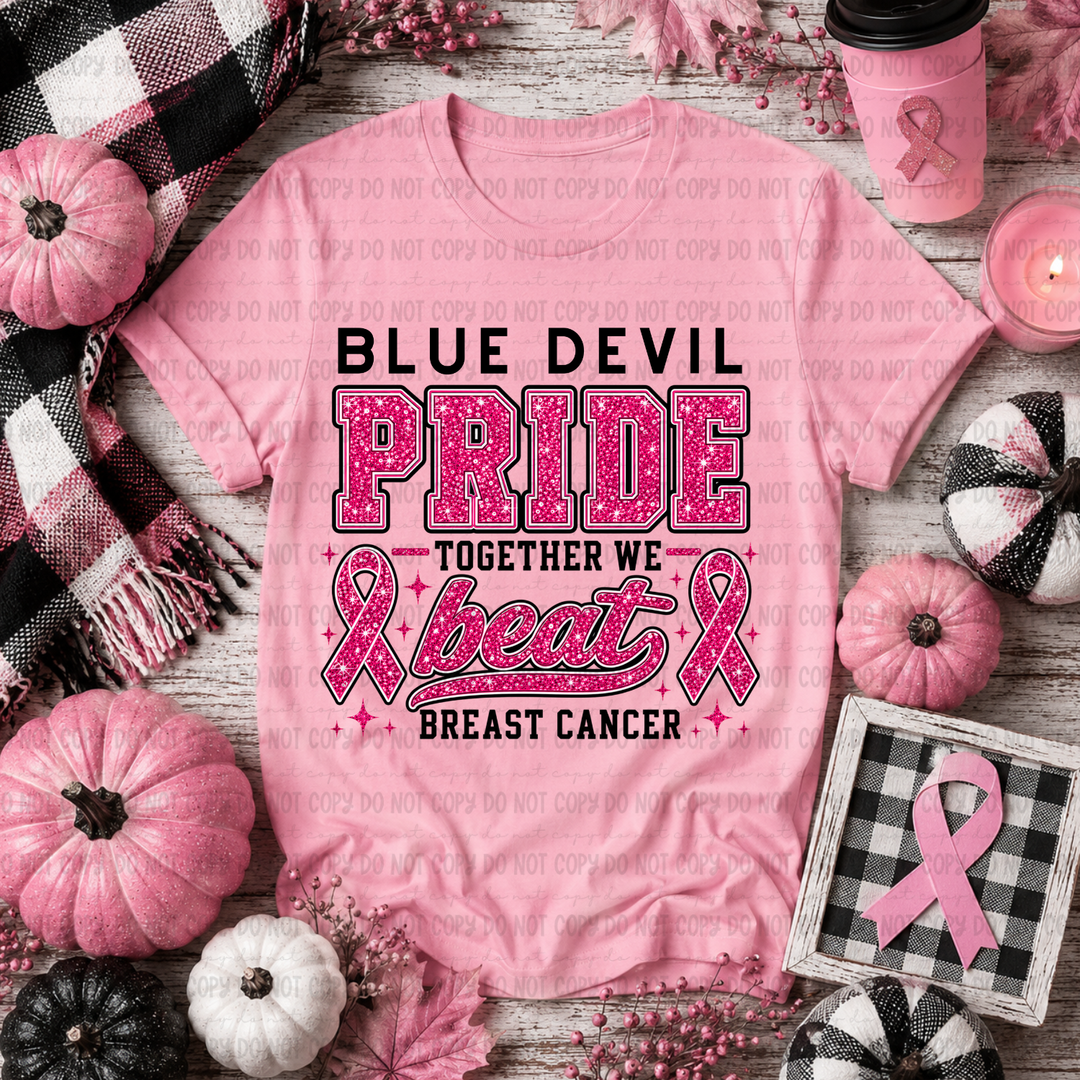 Together We Beat Cancer Mascots DTF Print