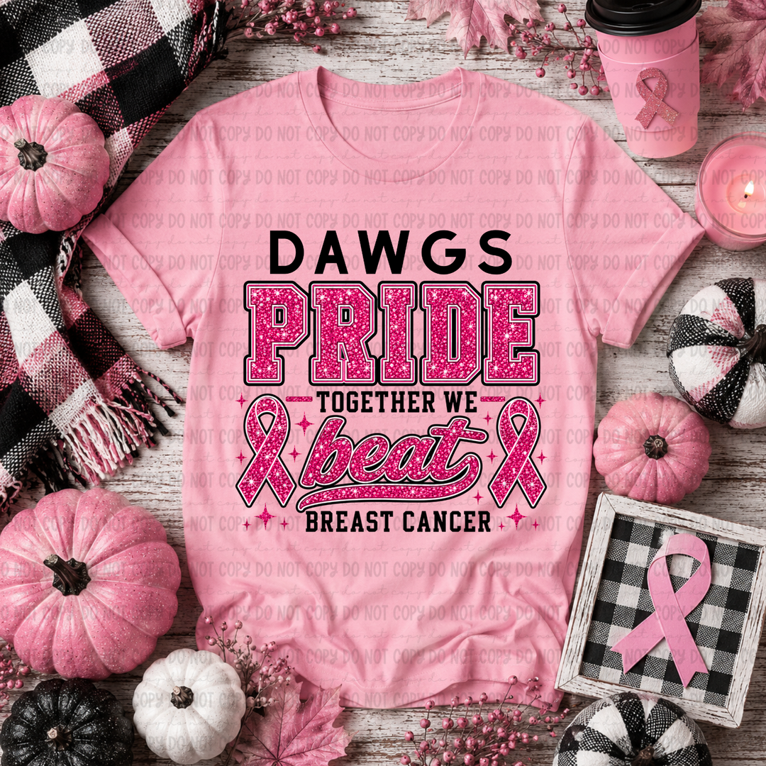 Together We Beat Cancer Mascots DTF Print