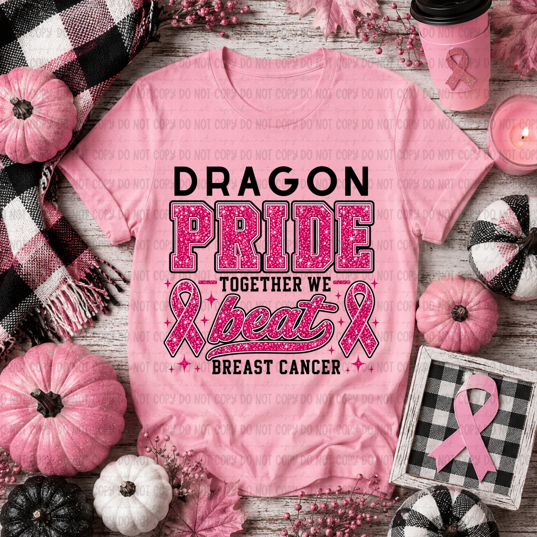 Together We Beat Cancer Mascots DTF Print