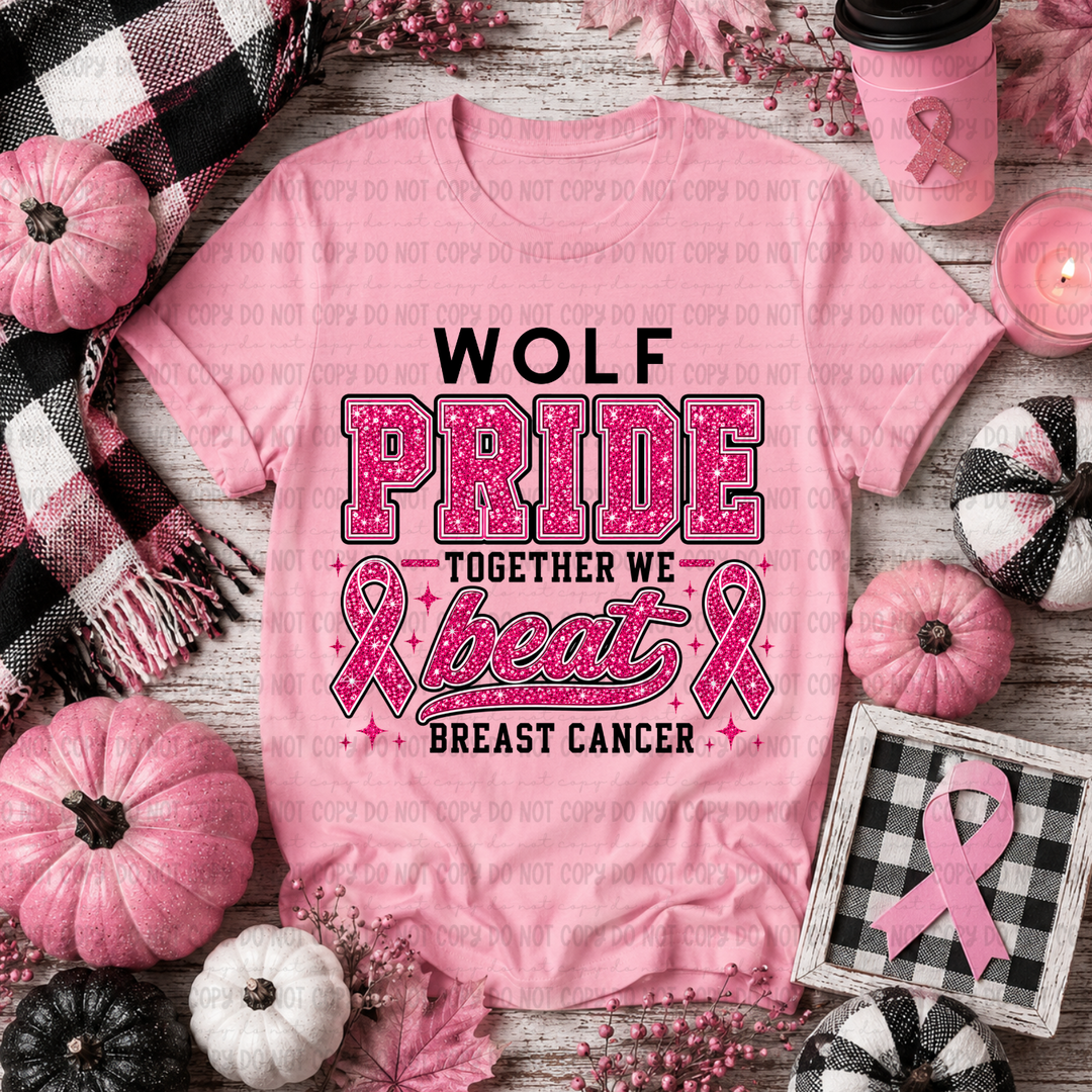 Together We Beat Cancer Mascots DTF Print