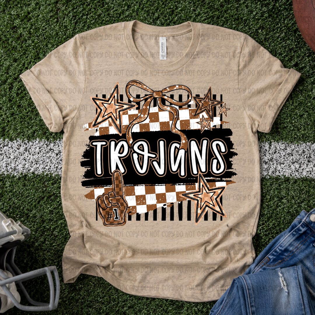 Gold Mascots DTF Print