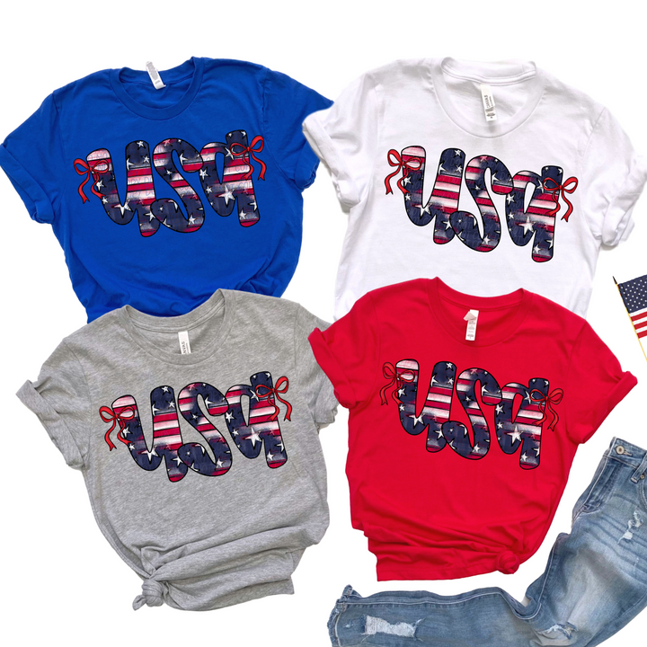 USA Distressed DTF Print