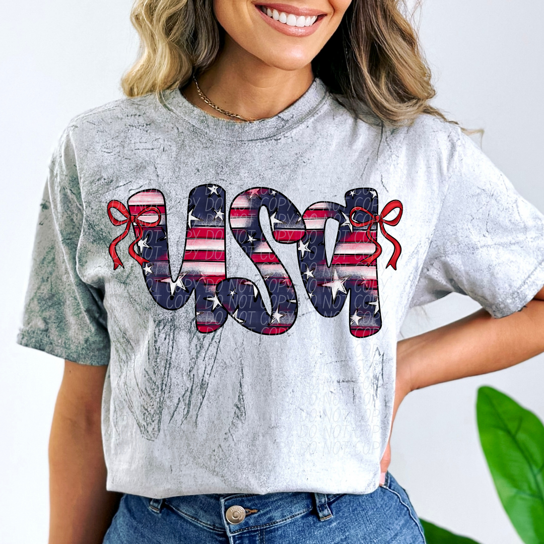 USA Distressed DTF Print