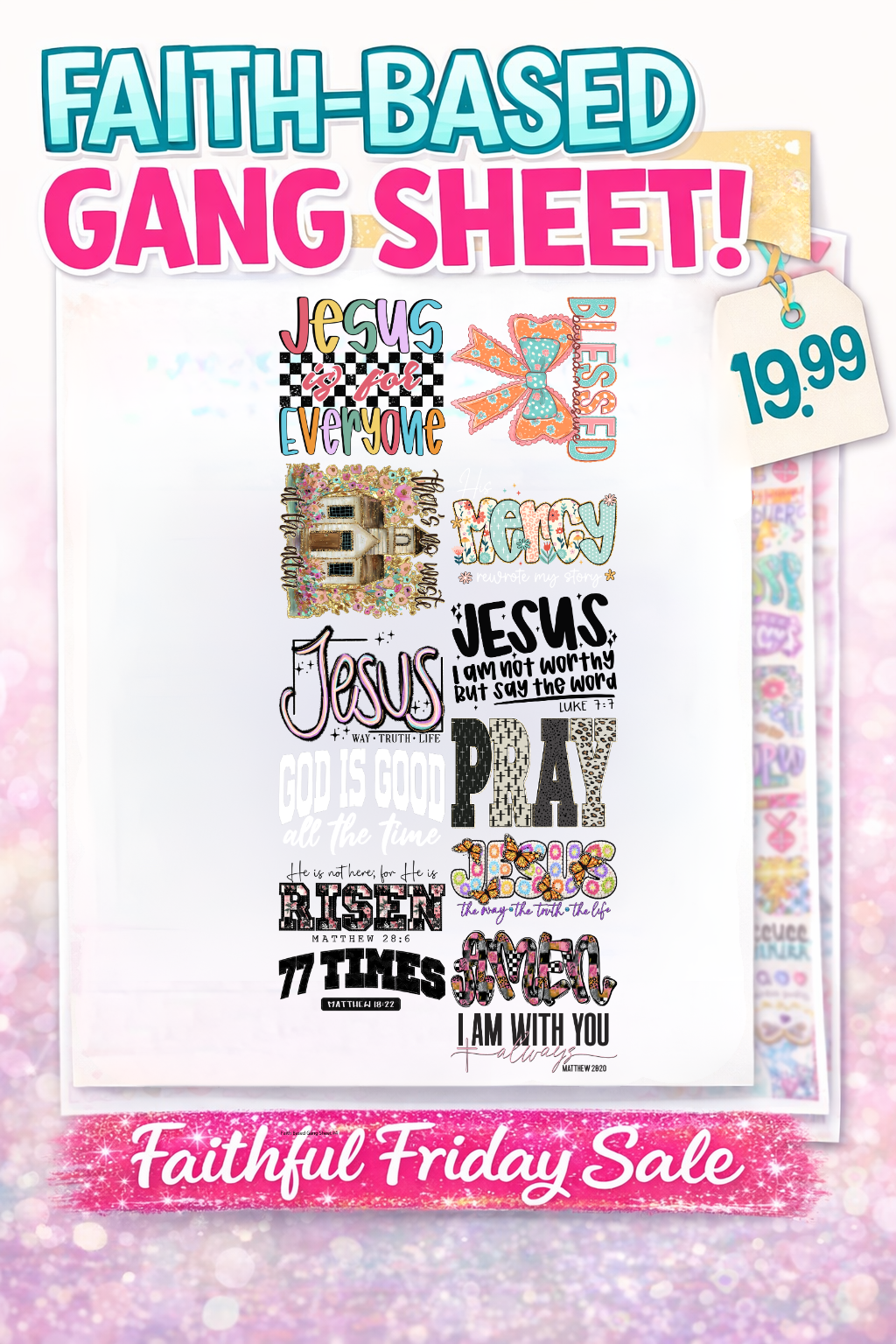 Faith Based Gang Sheet