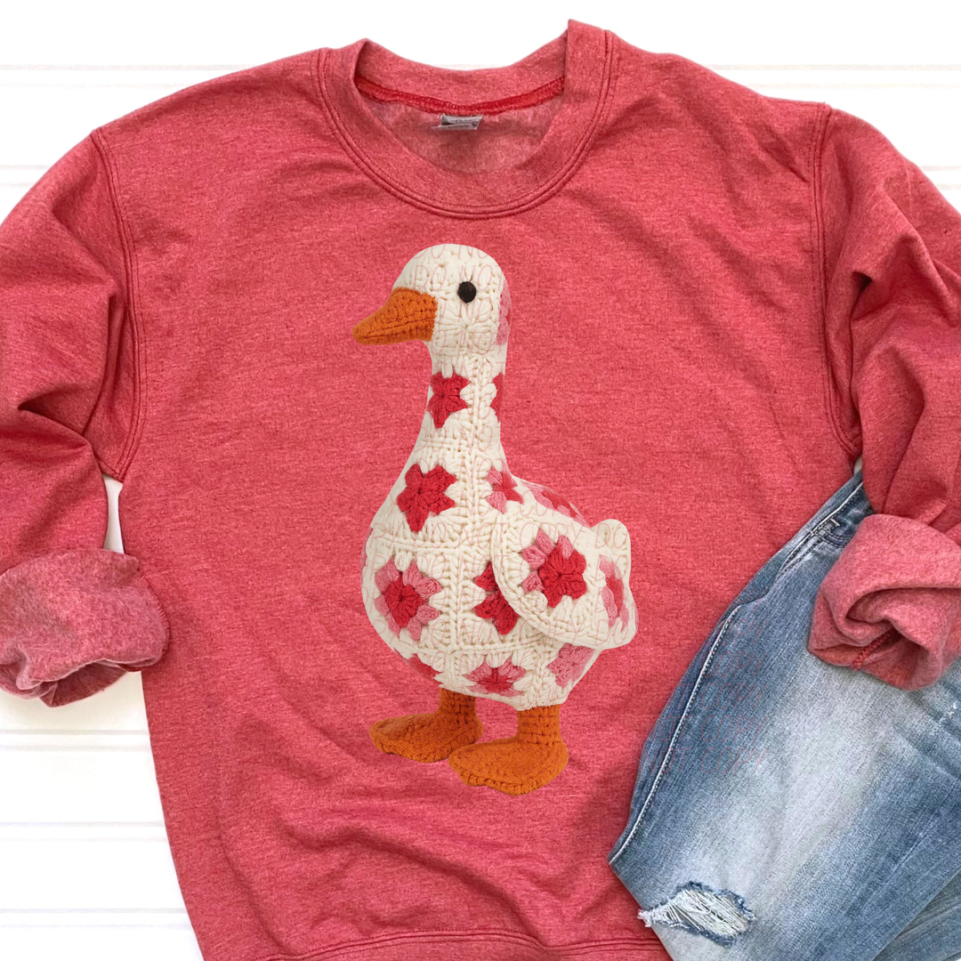 Valentine Goose DTF Print