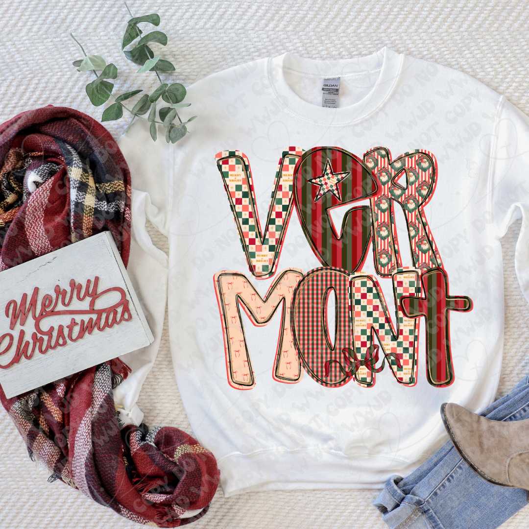 Merry State Alpha DTF Print