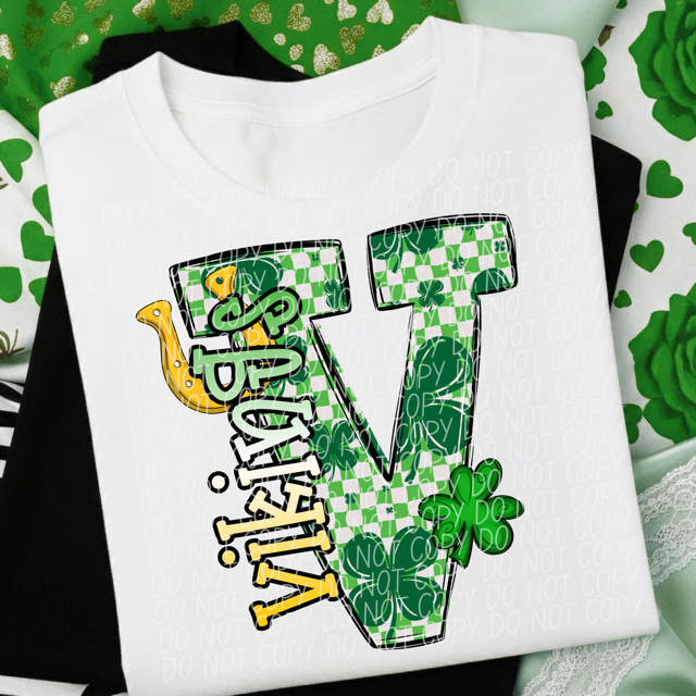 St Patrick's Day Mascots DTF Print