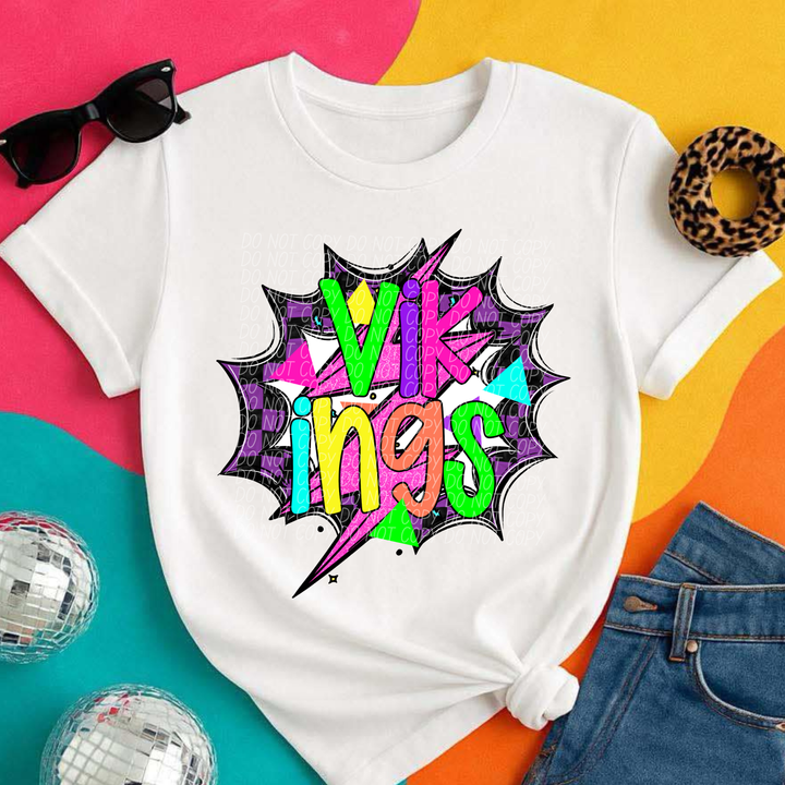 80's Hero Mascots DTF Print