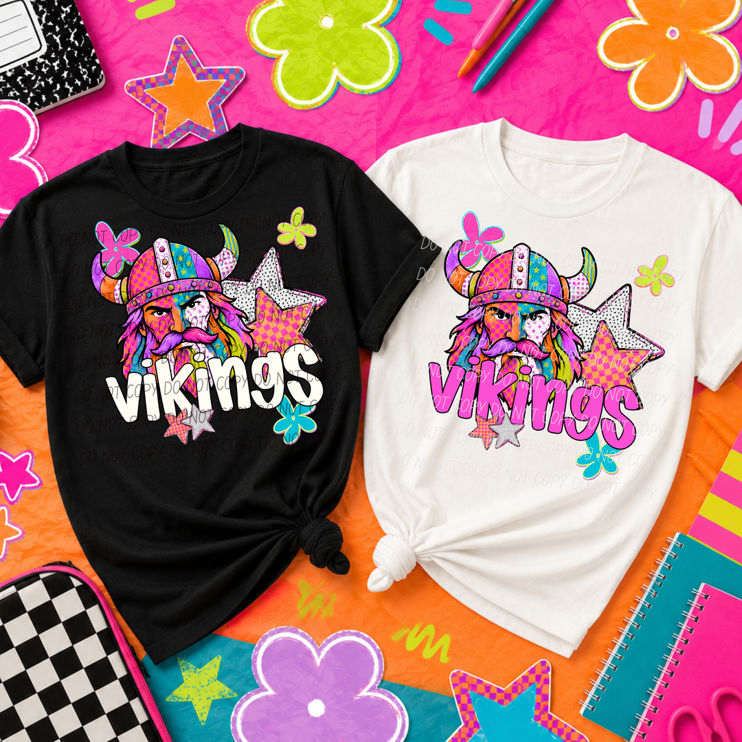 Pattern Pop Mascots DTF Print