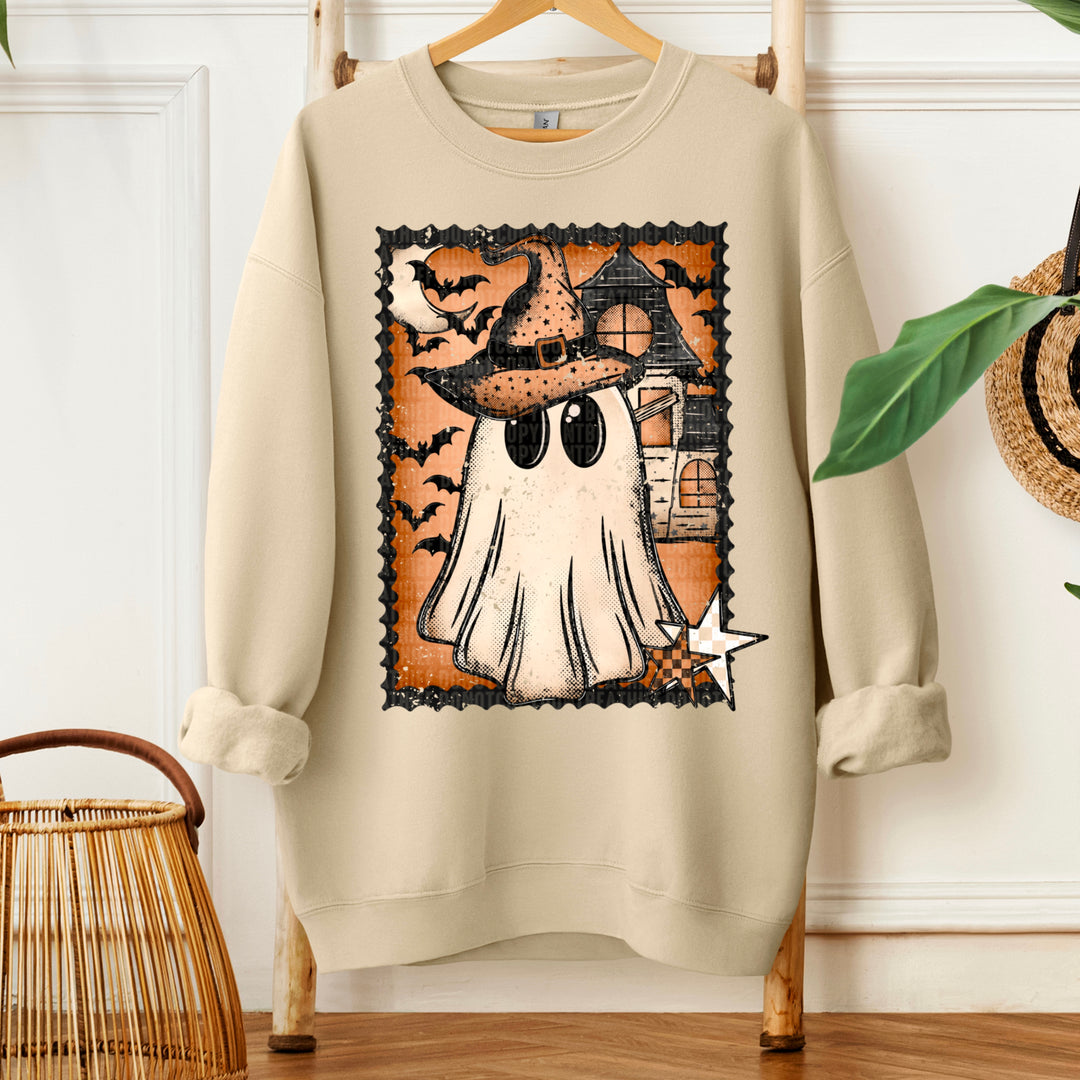 Vintage Ghost DTF Print