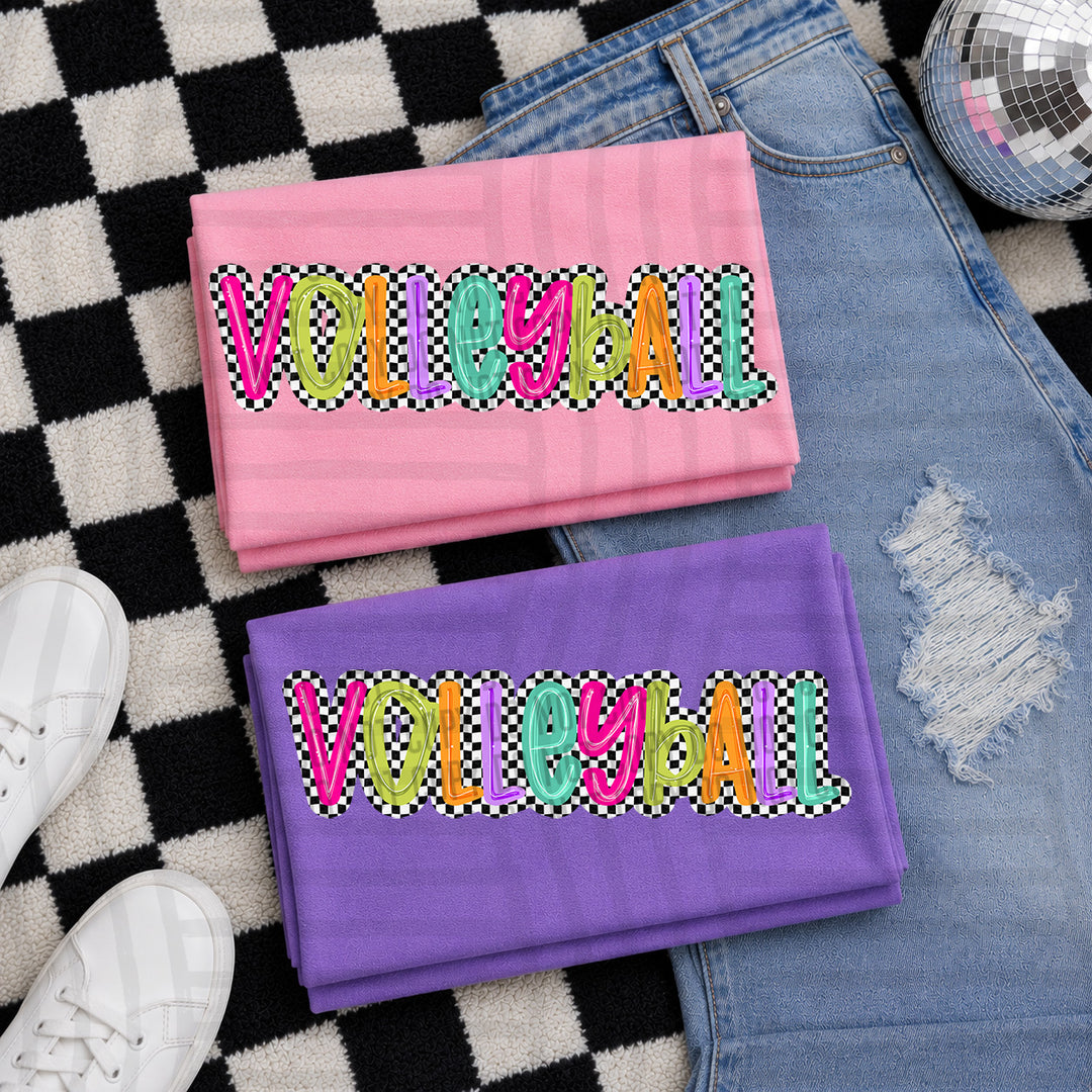Simply Checkered Sports DTF Print