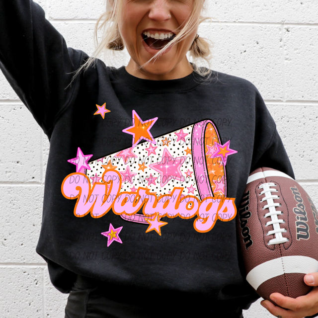 Pink Cheer DTF Print