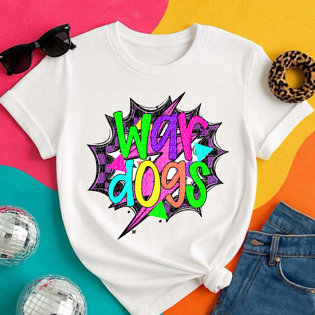 80's Hero Mascots DTF Print