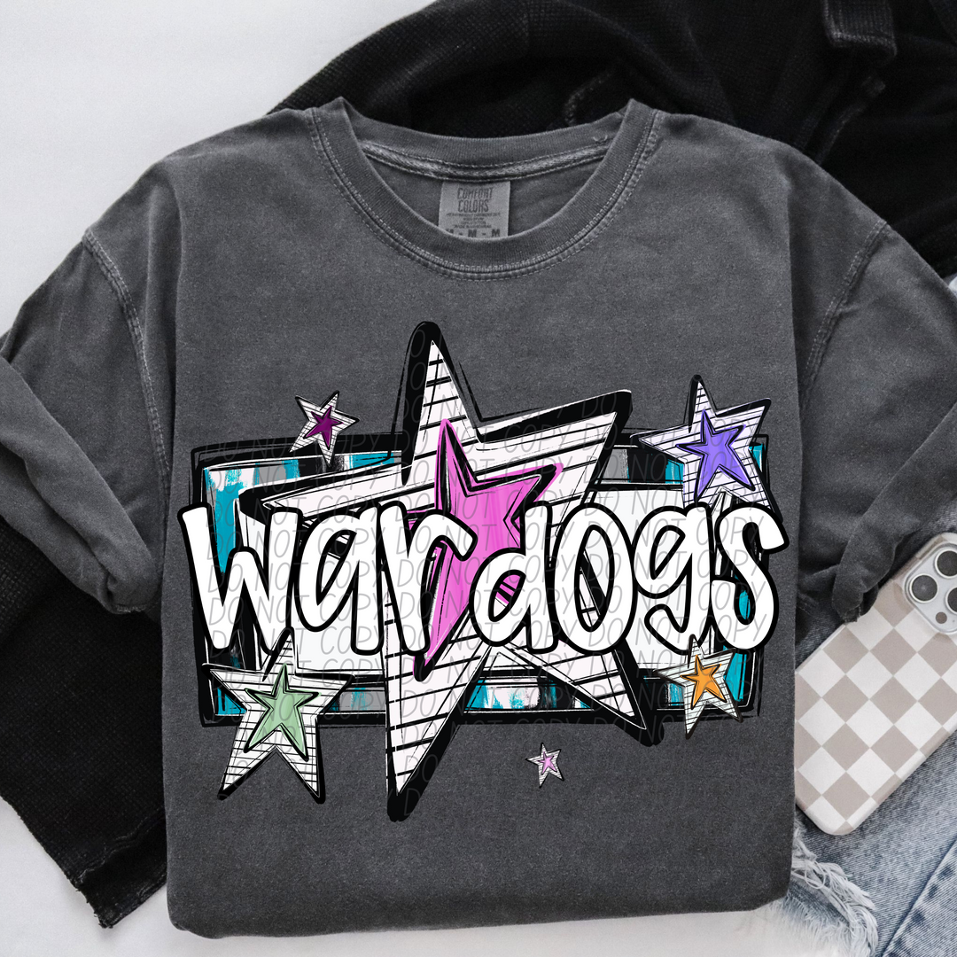 Bright Stars Mascots Youth DTF Print