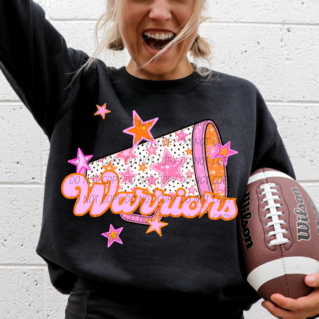 Pink Cheer DTF Print