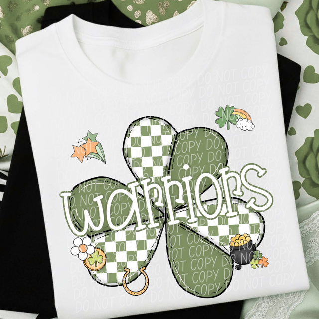 St Patrick Clover Mascots DTF Print