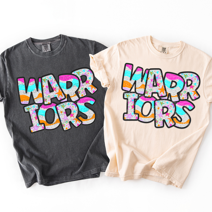 Wavy Stars Mascots DTF Print
