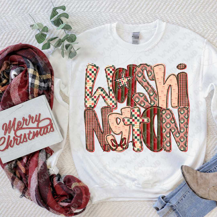 Merry State Alpha DTF Print