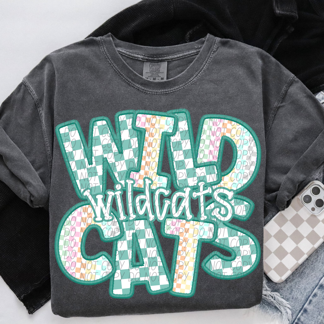 Spring Checker Mascots Youth DTF Print