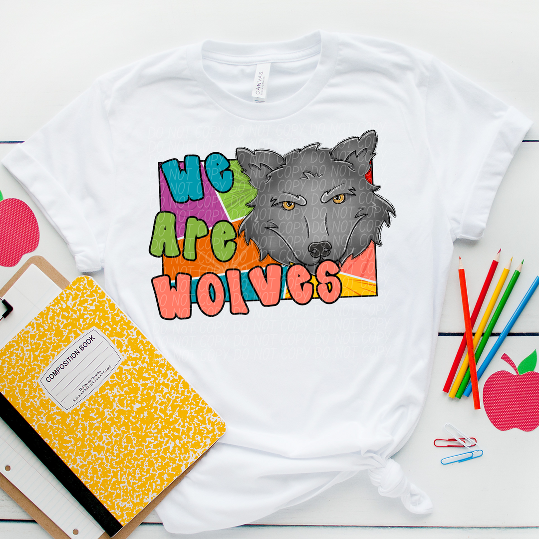 Retro We Are Mascots DTF Print