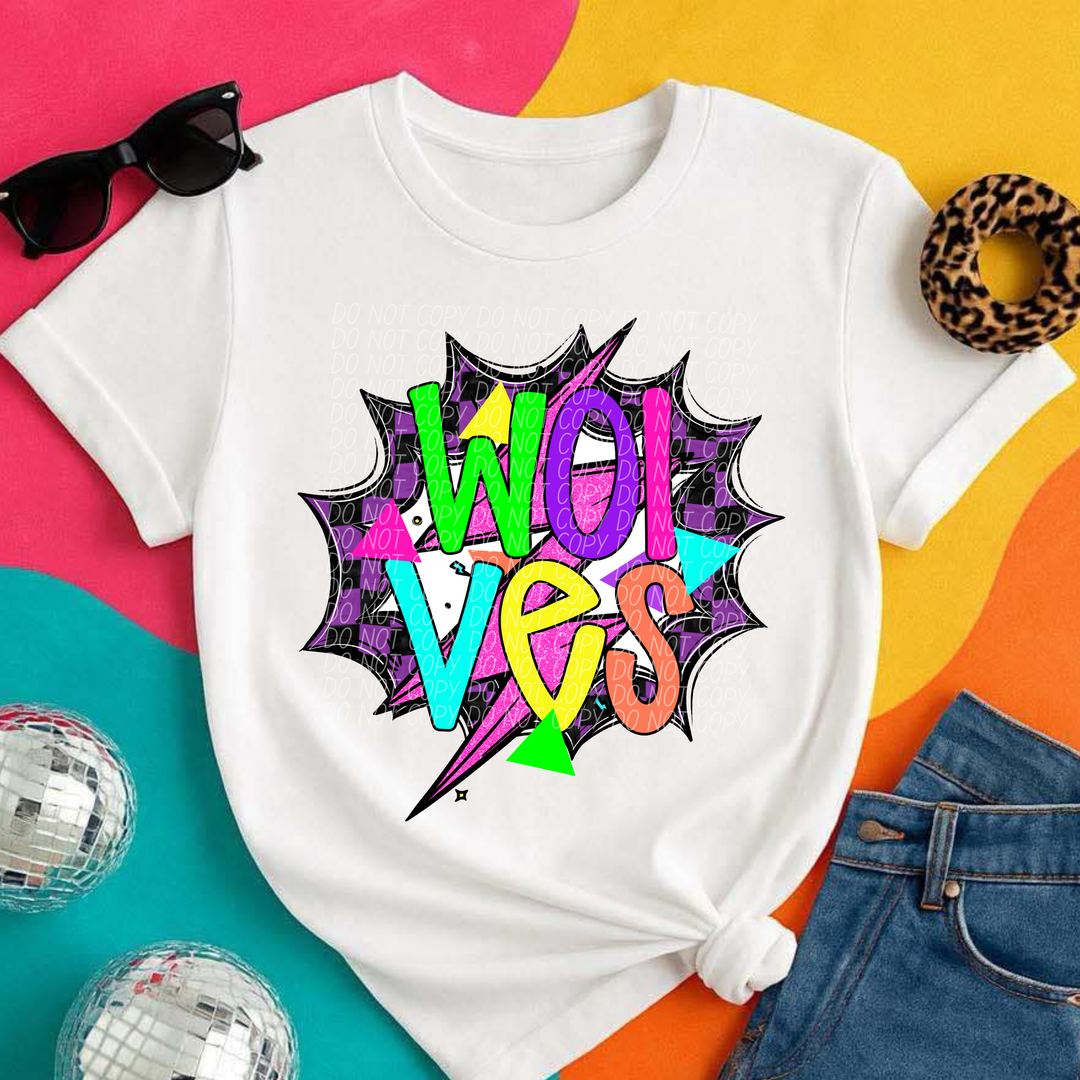 80's Hero Mascots DTF Print