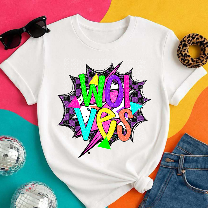 80's Hero Mascots DTF Print