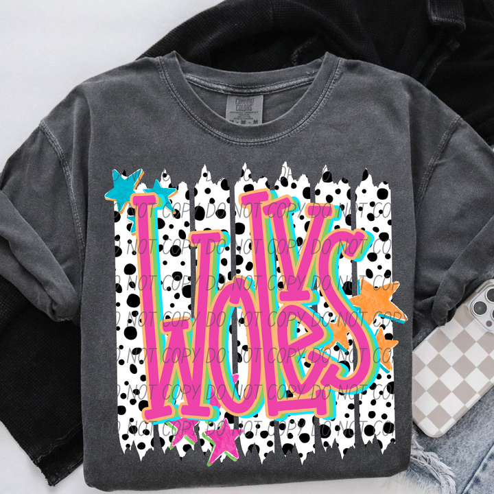Lotty Dotty Mascots DTF Print
