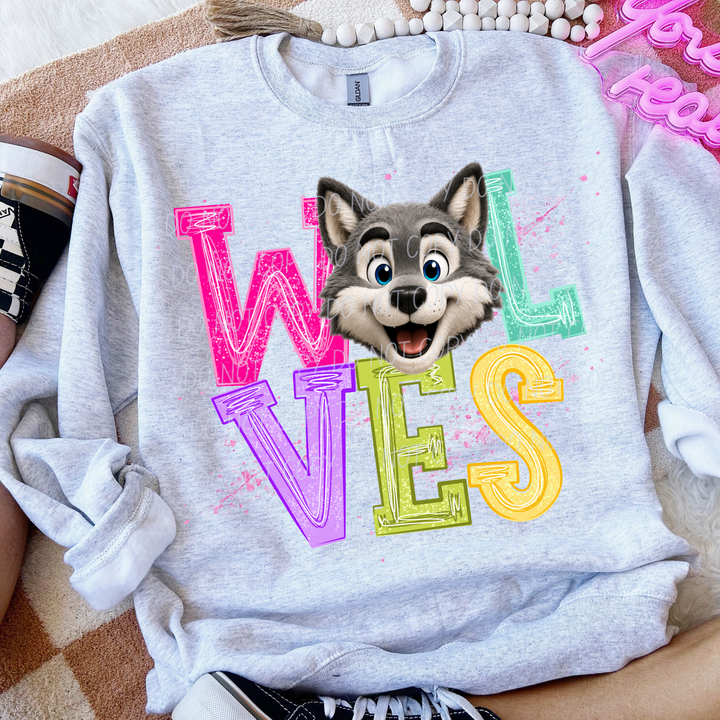 Happy Little Mascots DTF Print
