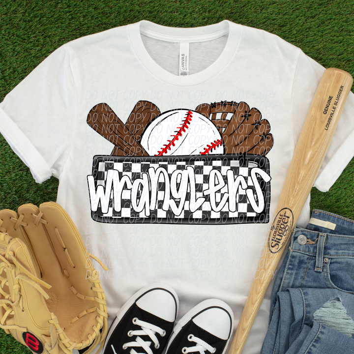 Baseball Mascots DTF Print