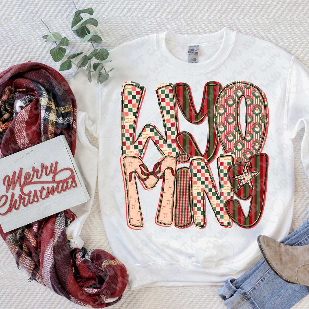 Merry State Alpha DTF Print