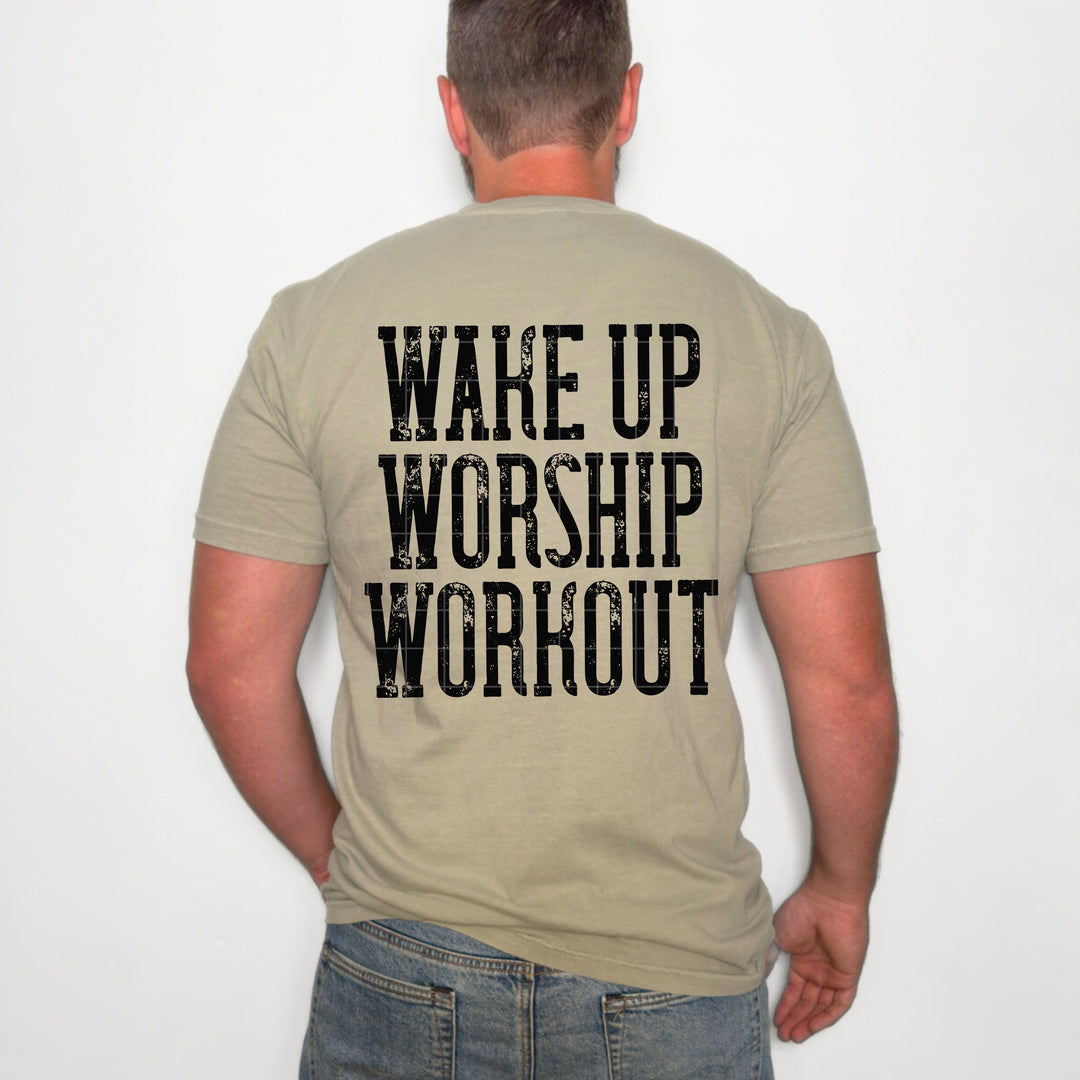 Wake Up Worship Workout DTF Print