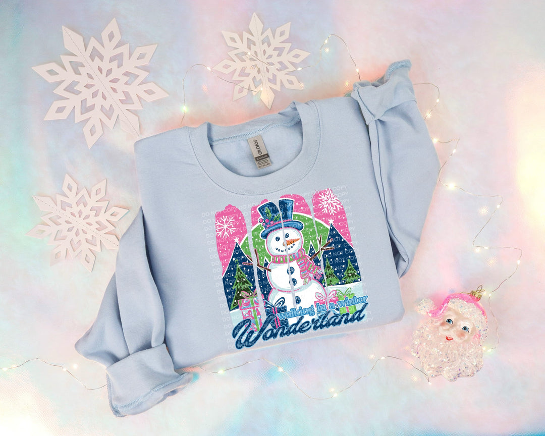 Walking In A Winter Wonderland DTF Print