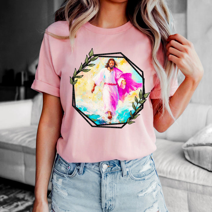 Walking With Jesus DTF Print