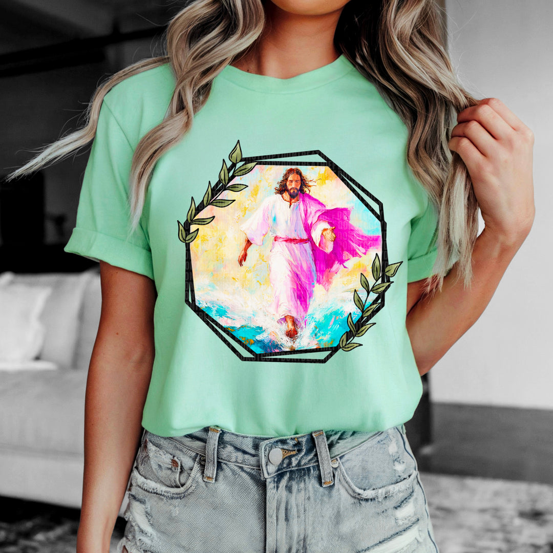 Walking With Jesus DTF Print