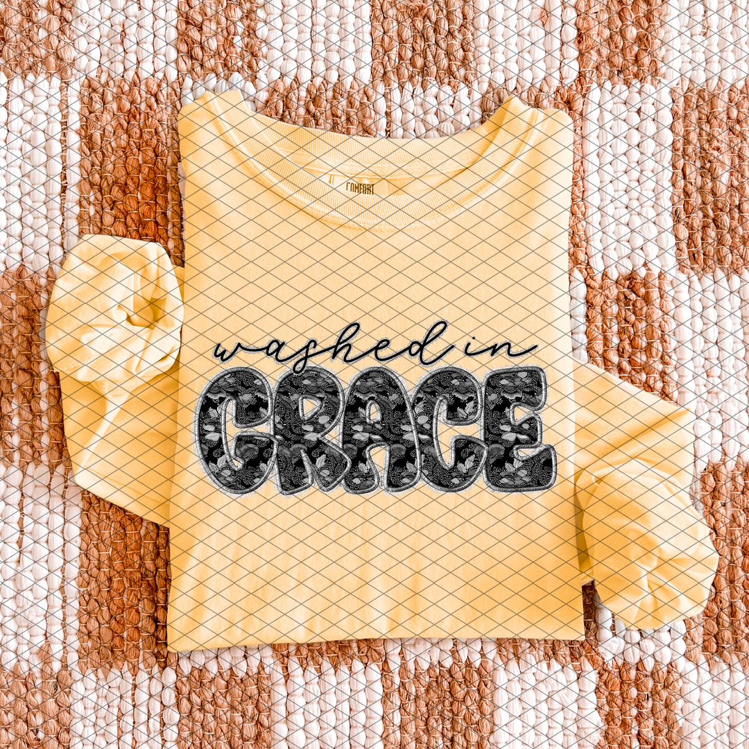 Washed In Grace DTF Print
