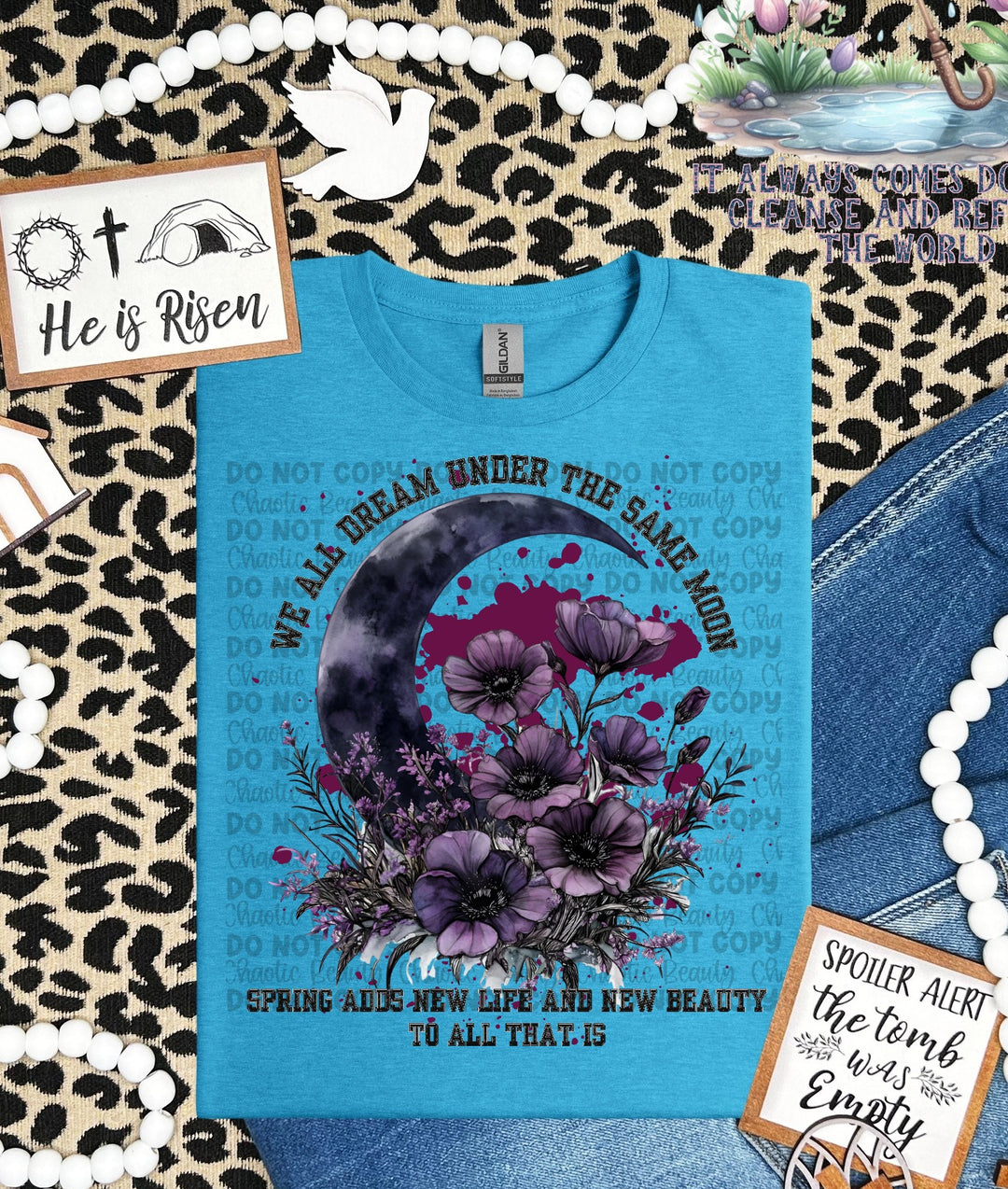We All Dream Under The Same Moon DTF Print