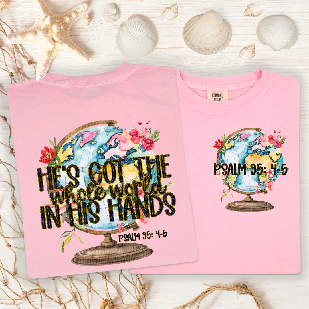 Whole World In His Hands FRONT DTF Print