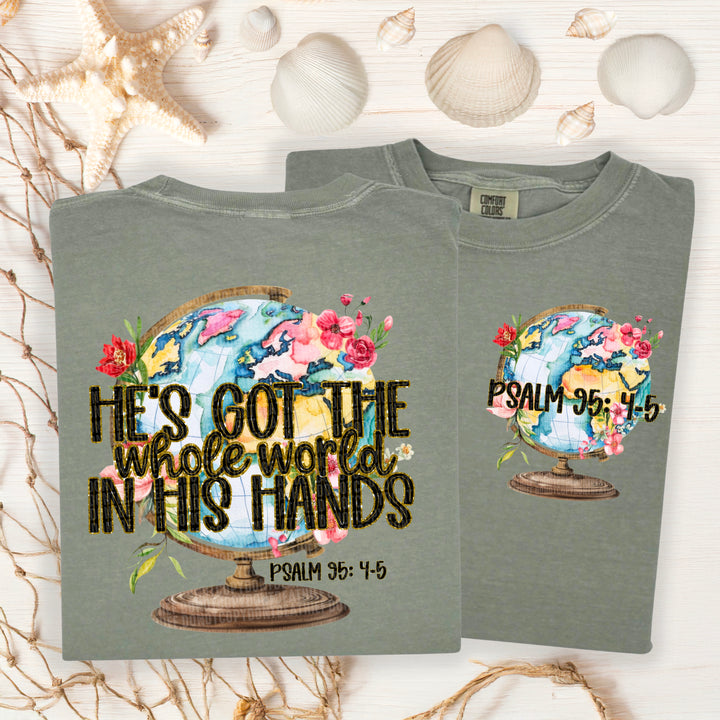Whole World In His Hands FRONT DTF Print