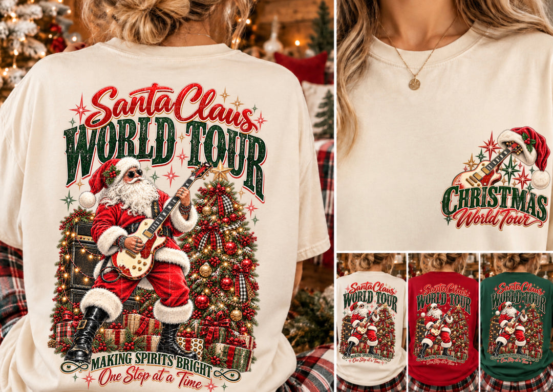World Tour Christmas DTF Print