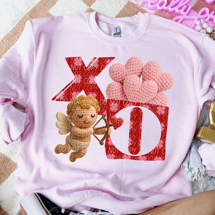 XO Cupid Red DTF Print